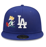 New Era Los Angeles Dodgers Mens Blue Crown Champs 59FIFTY Fitted - New Era - 