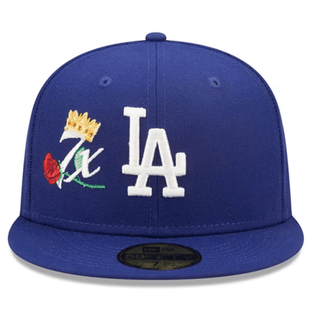 New Era Los Angeles Dodgers Mens Blue Crown Champs 59FIFTY Fitted - New Era - 
