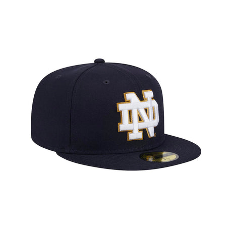 New Era Notre Dame Fighting Irish 59FIFTY Fitted Hat – Navy & Gold - New Era - 