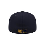 New Era Notre Dame Fighting Irish 59FIFTY Fitted Hat – Navy & Gold - New Era - 