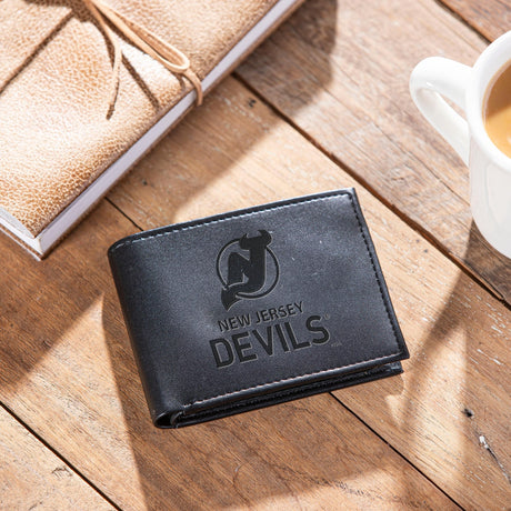 New Jersey Devils, Bi - Fold Wallet, Black - EG Collective - 801946248118