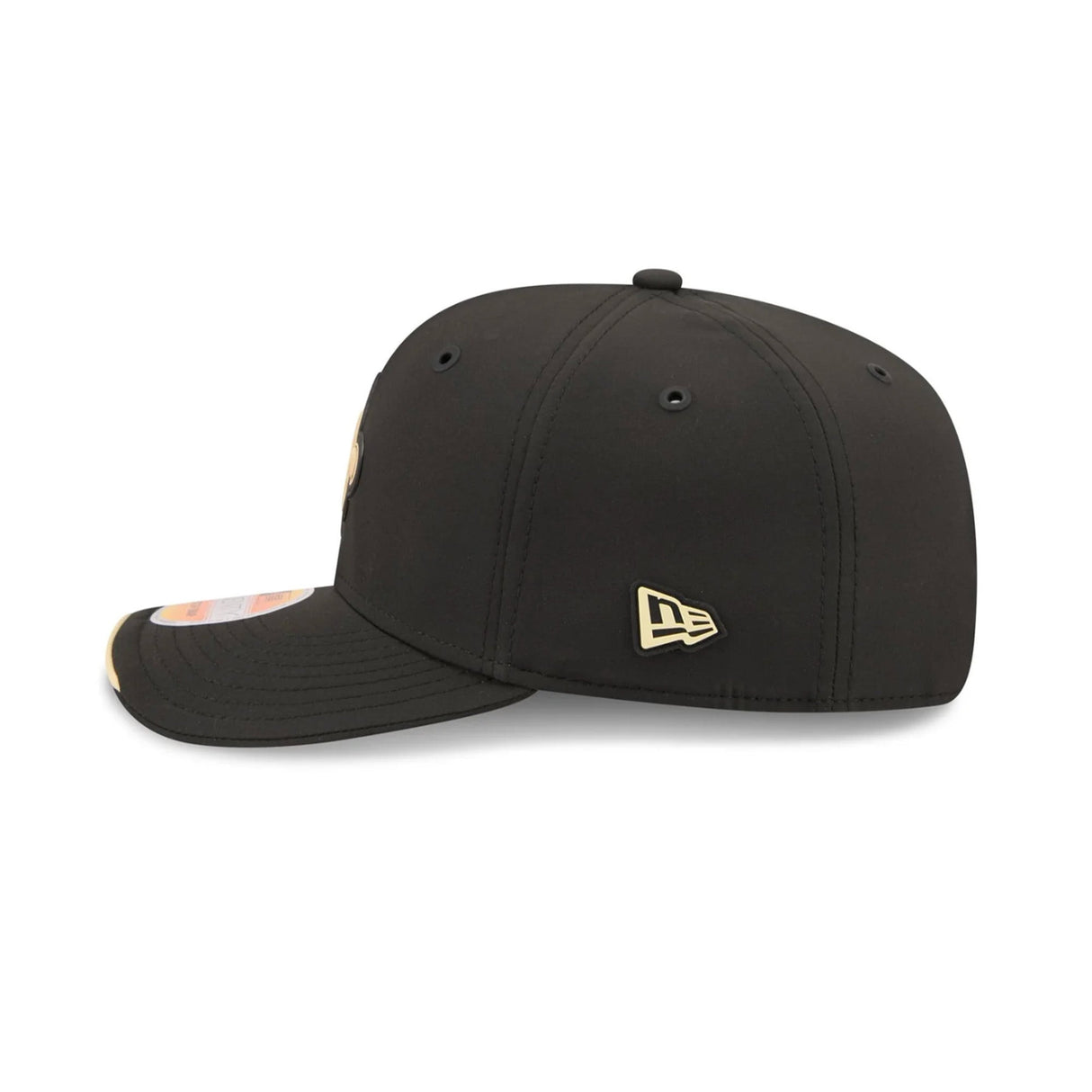 New Orleans Saints 2026 NFL Sideline Collection Black 9SEVENTY Stretch-Snap Hat - New Era - 23850512701