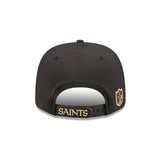 New Orleans Saints 2026 NFL Sideline Collection Black 9SEVENTY Stretch-Snap Hat - New Era - 23850512701