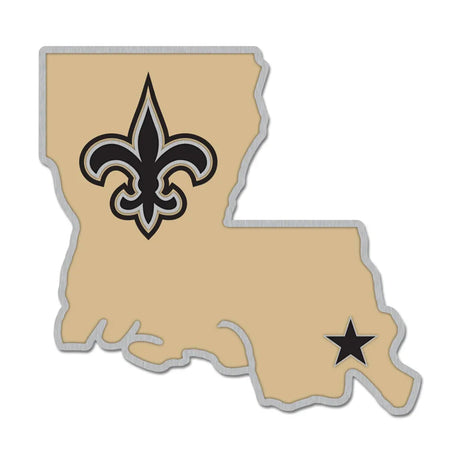 New Orleans Saints Louisiana State Collector Enamel Pin - Wincraft - 3236011272