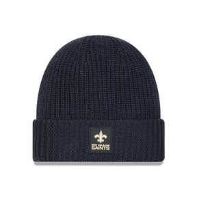 New Orleans Saints Navy Sideline Cuffed Knit Beanie - New Era - 