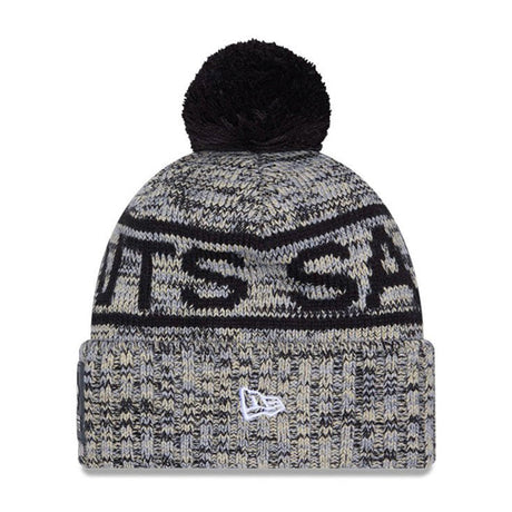 New Orleans Saints Script Pom Cuffed Knit Beanie - New Era - 238302127