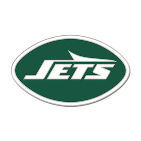 New York Jets Wordmark Logo Green Collector Enamel Pin - Wincraft - 3236011182