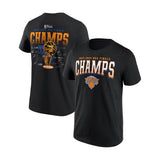 New York Knicks 2026 NBA Finals Champions Signature Roster Black T-Shirt