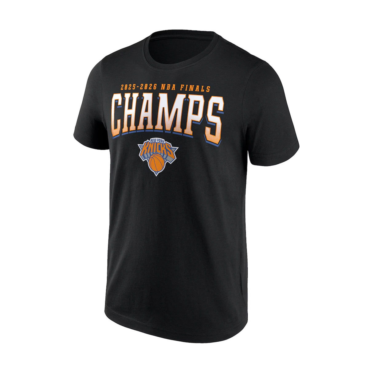 New York Knicks 2026 NBA Finals Champions Signature Roster Black T-Shirt