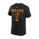 New York Knicks 2026 NBA Finals Champions Signature Roster Black T-Shirt