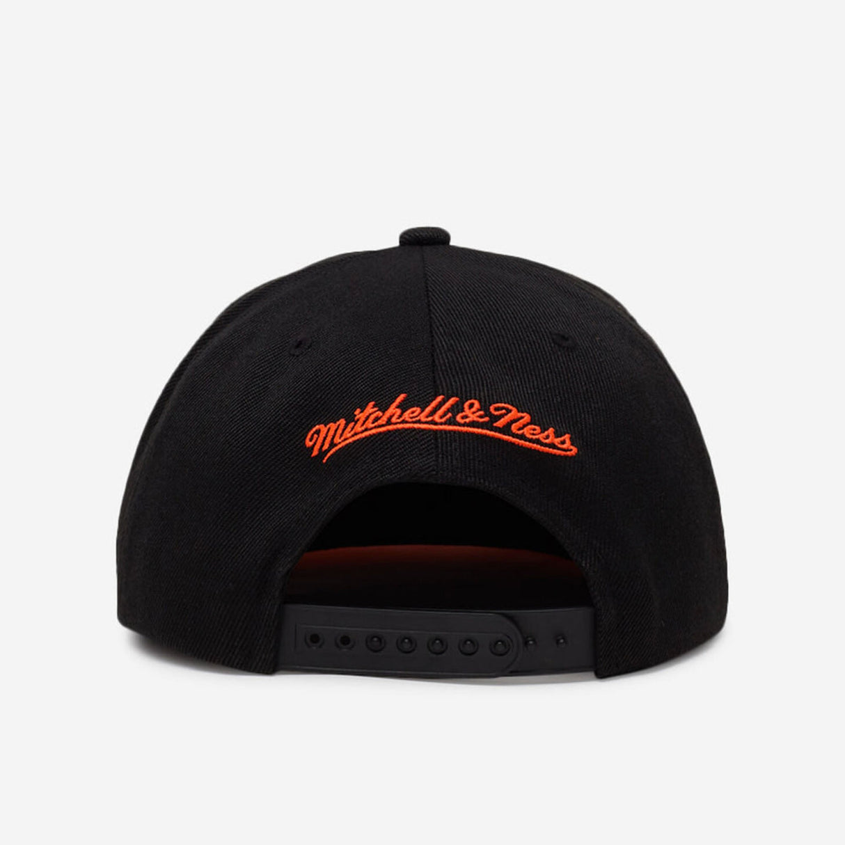 New York Knicks Black Script Snapback - Mitchell & Ness - 