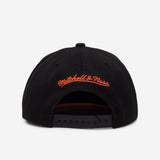 New York Knicks Black Script Snapback - Mitchell & Ness - 