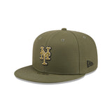 New York Mets Armed Forces Day Olive Green 59FIFTY Fitted Hat - New Era - 37090241703