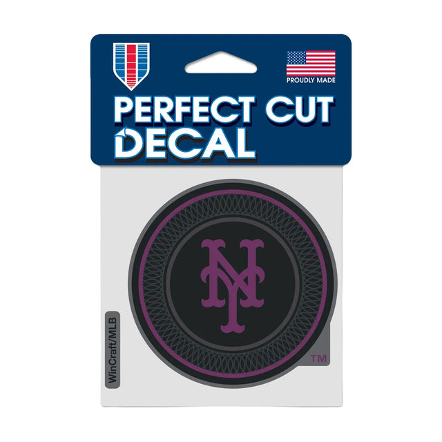 New York Mets City Connect 4x4 Perfect Cut Decal - Wincraft - 3271417