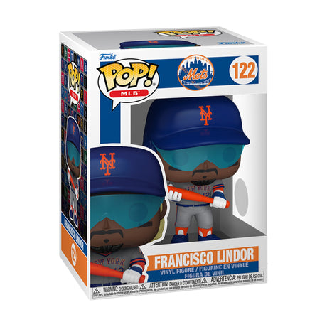 New York Mets Francisco Lindor Pop! Baseball Funko 122 - Funko - 150841705