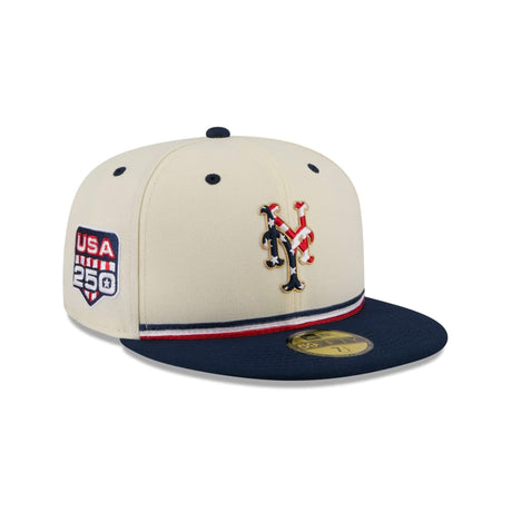New York Mets Independence Day 2026 59FIFTY Fitted Hat - New Era - 37090441701