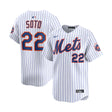 New York Mets Juan Soto White Home Limited Jersey - Nike - 235907417101