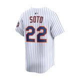 New York Mets Juan Soto White Home Limited Jersey - Nike - 235907417101