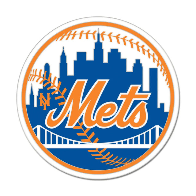 New York Mets Skyline Logo Collector Enamel Pin - Wincraft - 3236014176