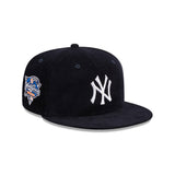 New York Yankees 2000 World Series Navy Corduroy 59FIFTY Fitted Hat - New Era - 23335443001