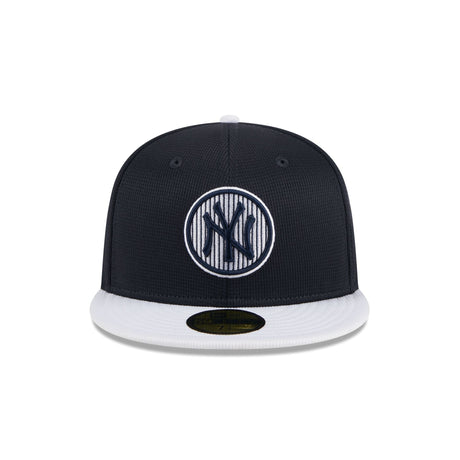 New York Yankees 2025 Batting Practice Navy 59FIFTY Fitted Hat - New Era - 23250343001
