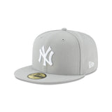 New York Yankees 59fifty Gray Fitted Hat - New Era - 23351443001