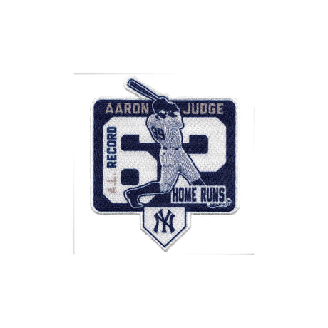 New York Yankees Aaron Judge 62 Home Runs Record Patch - The Emblem Source - 