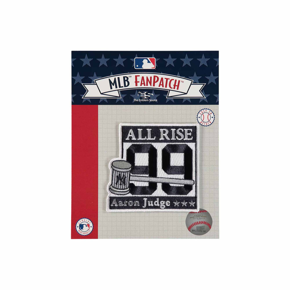 New York Yankees Aaron Judge All Rise 99 Patch - Embroidered – Sports ...