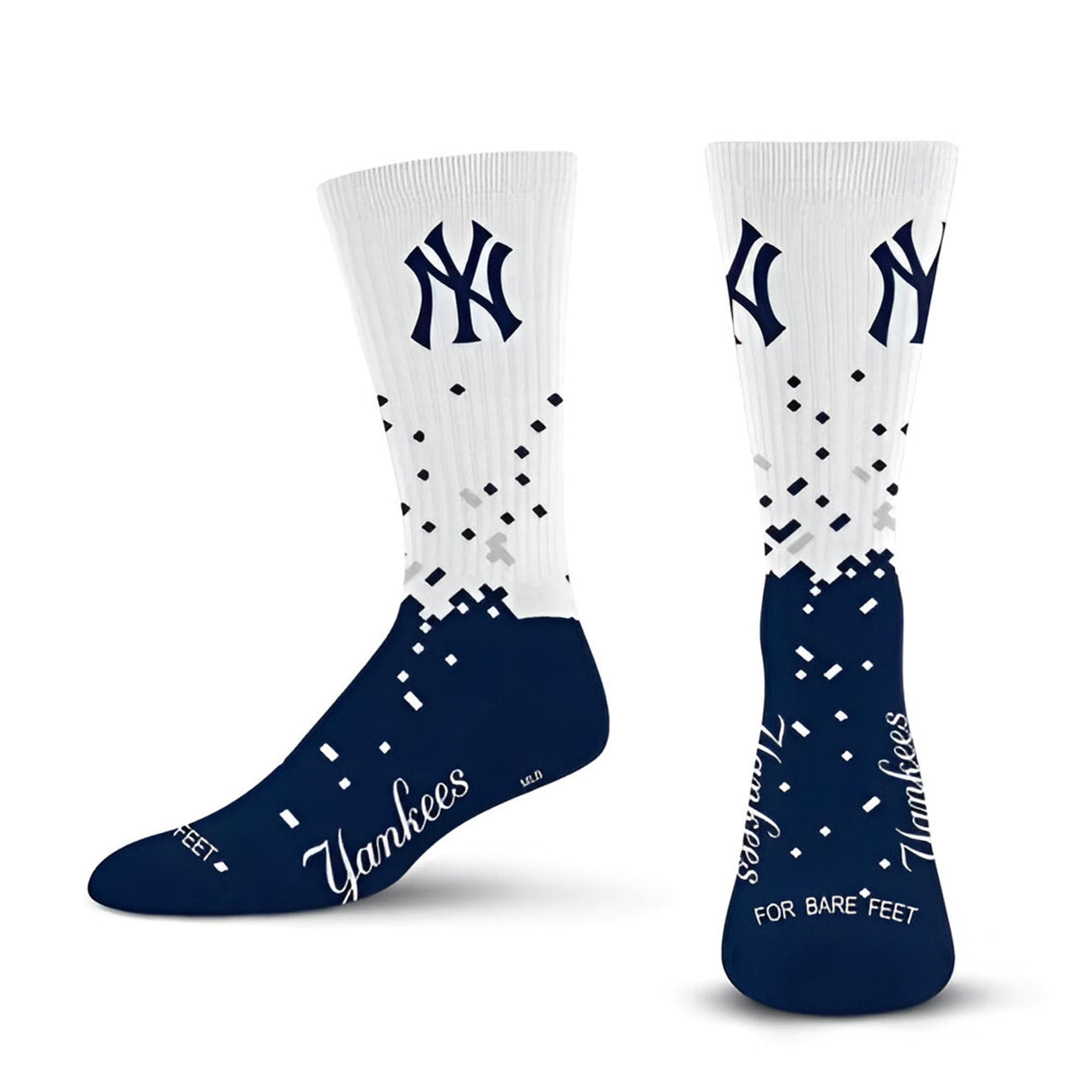 New York Yankees Adult "Spray Zone" Socks - For Bare Feet - 196082090128