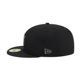 New York Yankees Basic Black & Graphite Logo 59FIFTY Fitted Hat - New Era - 23863543001