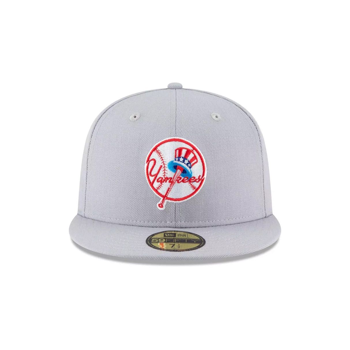 New York Yankees Cooperstown Vintage Logo Gray 59FIFTY Fitted Hat - New Era - 23020143012