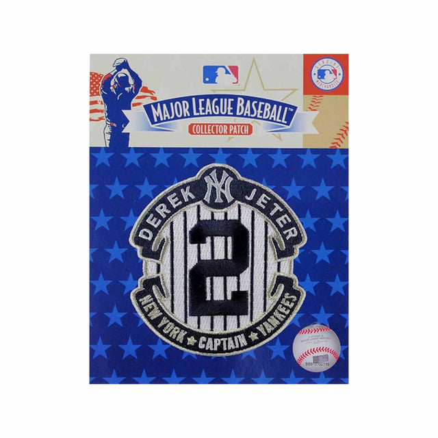 New York Yankees Derek Jeter 2 Captain Embroidered Collector Patch - The Emblem Source - 