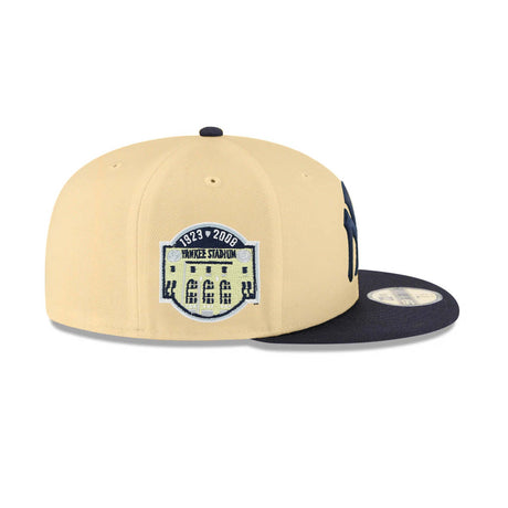 New York Yankees "Gold and Glory" Yankee Stadium Patch Cooperstown 59FIFTY Fitted Hat - New Era - 