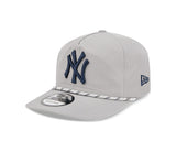 New York Yankees Gray & Navy New Era 19TWENTY Adjustable Rope Hat - New Era - 