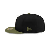 New York Yankees Inverse "Field Issue" Black & Olive 59FIFTY Fitted Hat - New Era - 