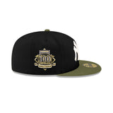 New York Yankees Inverse "Field Issue" Black & Olive 59FIFTY Fitted Hat - New Era - 