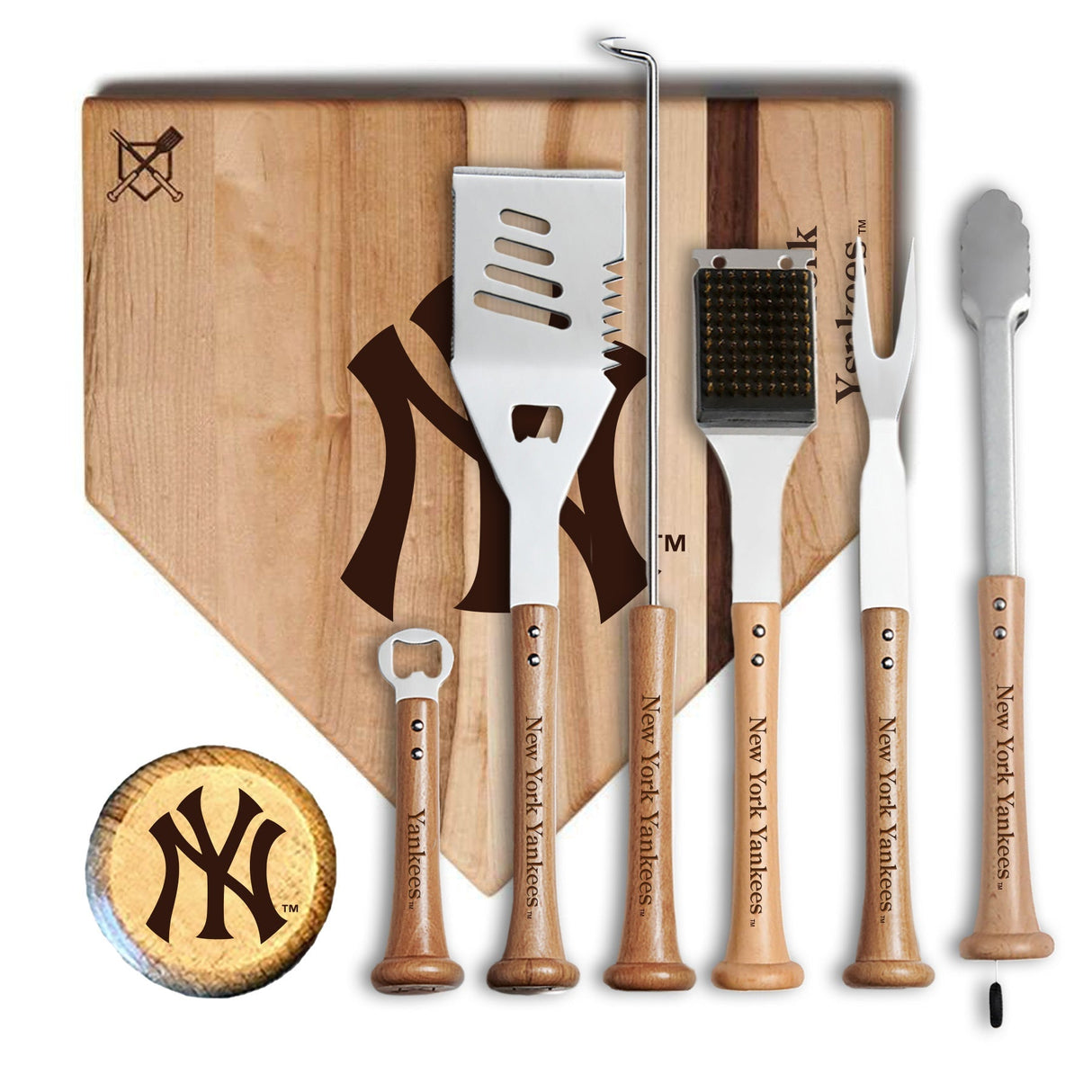 New York Yankees MVP Grill Set - Baseball BBQ - 