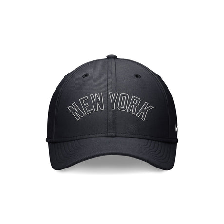 New York Yankees Navy Primetime Performance SwooshFlex Hat - Nike - 23070443007