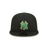 New York Yankees St. Patrick's Day 2026 Black 59FIFTY Fitted Hat - New Era - 37090143001