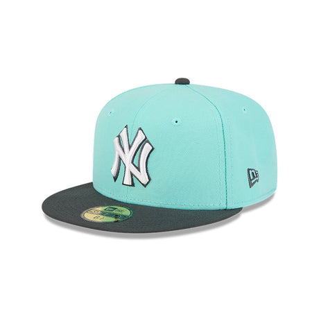 New York Yankees Two - Tone Mint & Charcoal 59FIFTY Fitted Hat - New Era - 23010743002