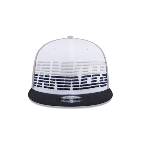 New York Yankees White/Navy/Gray Throwback 9FIFTY Snapback Hat - New Era - 