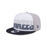 New York Yankees White/Navy/Gray Throwback 9FIFTY Snapback Hat - New Era - 