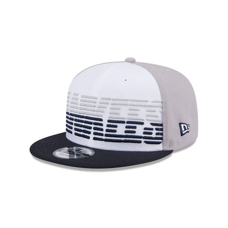 New York Yankees White/Navy/Gray Throwback 9FIFTY Snapback Hat - New Era - 