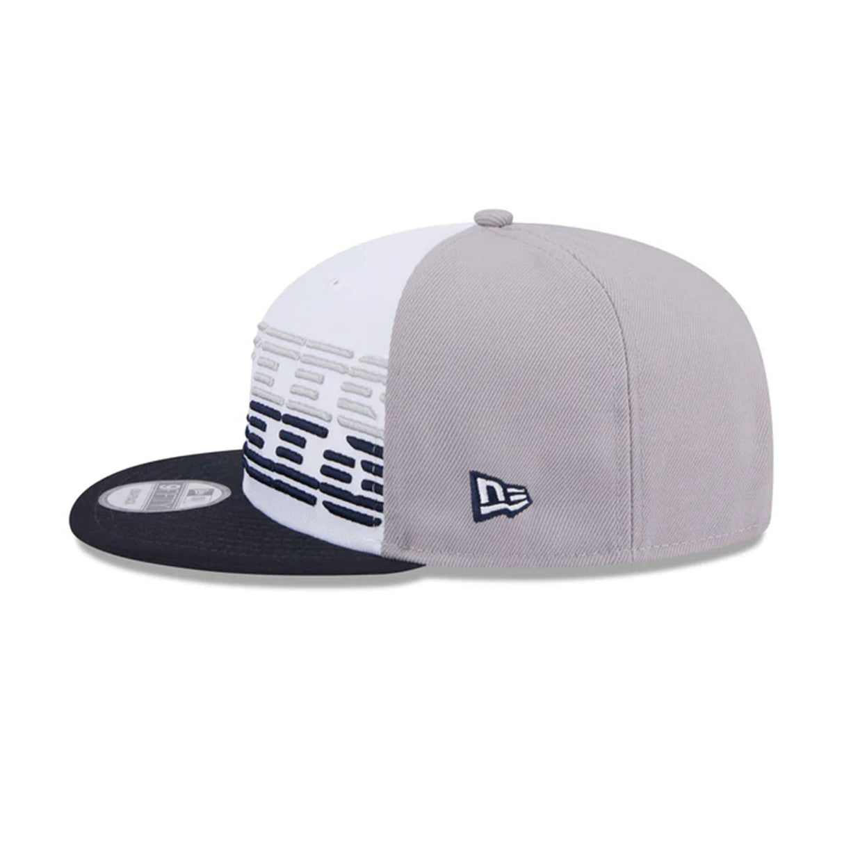 New York Yankees White/Navy/Gray Throwback 9FIFTY Snapback Hat - New Era - 
