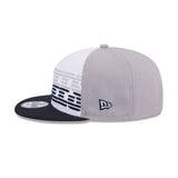 New York Yankees White/Navy/Gray Throwback 9FIFTY Snapback Hat - New Era - 