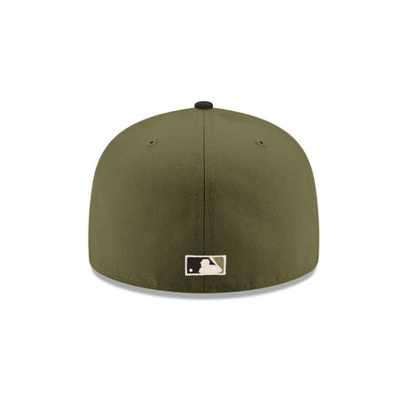 New York Yankees Yankee Stadium Patch Olive & Black "Field Issue" 59FIFTY Fitted Hat - New Era - 