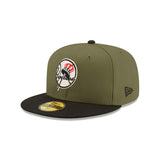 New York Yankees Yankee Stadium Patch Olive & Black "Field Issue" 59FIFTY Fitted Hat - New Era - 