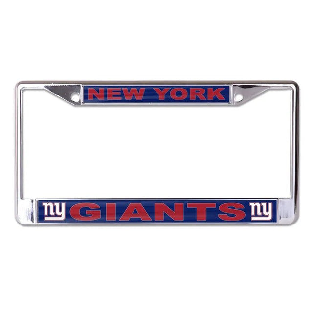 Front view of NFL license plate frame showcasing Pittsburgh Steelers branding with a white background