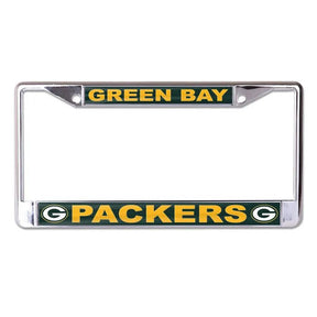 Front view of NFL license plate frame showcasing Indianapolis Colts branding with a white background