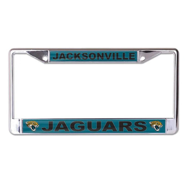 Front view of Las Vegas Raiders NFL license plate frame showcasing Las Vegas and Raiders graphics with a white background
